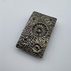 Copper Casted Leather Belt Buckle,Moon Design Rectangular Buckle