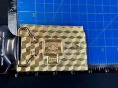 Rebel Revolutions Retro Gold Tone Ghetto Blaster / Boom Box Belt Buckle