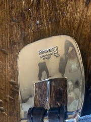 Pat Areias, James Reid Dgn Sterling Silver Belt Buckle 37-41-1.3/8”🦬✅