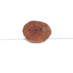 Live Edge Wood Slice Buckle 3 x 2&Prime; Vintage – Brown Rustic Retro Cowboy Western