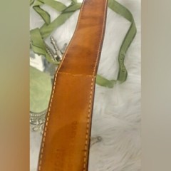 Beautiful Vintage Gucci Brown Suede Leather Belt