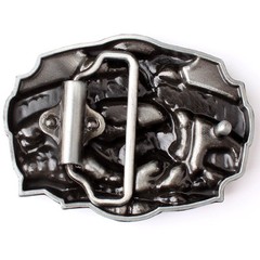 Deer Hunting Belt Buckle Western Cowboy Native American (DER-01)