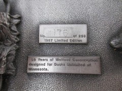 Vintage Ducks Unlimited Belt Buckle Mens Siskiyou Silver 50 Years Minnesota 1987