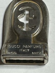 GUCCI Interlocking Buckle PARFUMS MOD BREV 3cm x 5cm For Belt 2cm
