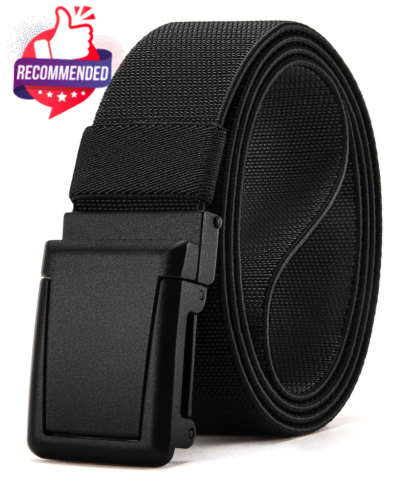 Tactical Belt Men – 1.5&Prime; Stretch Work Belt With Zinc Alloy Buckle | Quick