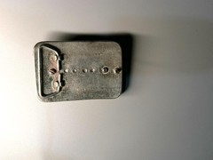 Vintage Masonic Silver Tone Belt Buckle with Eagle & Emblem