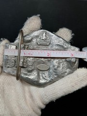 1988 Siskiyou American Veteran Enameled Belt Buckle