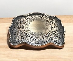 Western Buckle Engraved Belt Buckle Custom Personalized Monogrammed