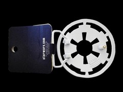 STAR WARS IMPERIAL LOGO BELT BUCKLE WHITE METAL ORIGINAL NEW AUTHENTIC WITH TAG