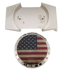 United States American Flag Belt Buckle with hidden Lighter Western Cowboy Rodeo