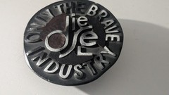 Vintage 90s Only The Brave Industry Diesel Belt Buckle Y2K Diameter 9cm
