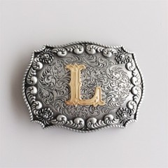 Western Initial Letter L Belt Buckle Gurtelschnalle also Stock in US