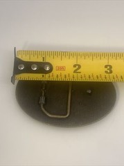 Vintage Brass Tommy Hilfiger Belt Buckle 3 1/4&Prime; x 2 1/4&Prime;