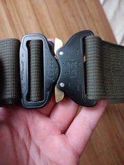 AustriAlpin Cobra Belt Buckle And Belt 48 Inches Military