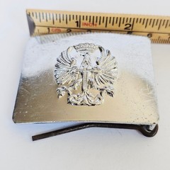 Vtg Spanish Civil War Belt Buckle Francisco Franco Eagle Crown Cross Military