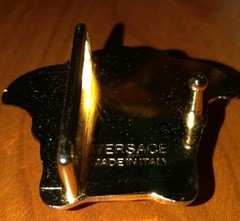 Versace Belt Buckle Medusa Versus Fibbia Schnalle Boucle Cintura Gurtel Gift Lux