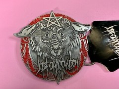 Lamb of God Symbol Logo Job for Cowboy American Heavy Metal Band Belt Buckle