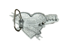 Love Hurts Sailor Jerry Dagger Heart Tattoo Belt Buckle