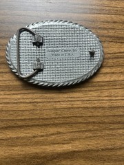 Vintage Jumpin Cactus Inc Steer Cattle Belt Buckle Made In USA. 4H Steer