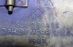 Belt Buckle – Marlboro Star Longhorn Steer – Philip Morris 1987 – 3.25 »x2.5 » –