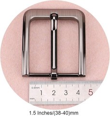 1.5 Inches 38 40 mm Belt Buckle Single Prong Square Replacement Buckle…