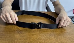 YiwerDer Nylon Belts for Men, Medium size fits Waist 36&Prime;-42&Prime;, Black