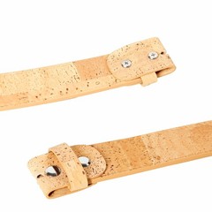 Corkor Belt No Buckle Men Women One Piece Width – 1 1/2&Prime; – (38mm), Beige