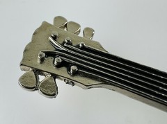 Vintage Electric Guitar Belt Buckle VEECE USA Music Instrument Black Buckle