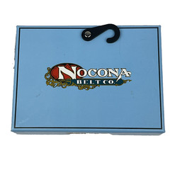 NOCONA Belt Co. OVAL INITIAL BUCKLE – N – 2 Tone Floral New In Box Unisex