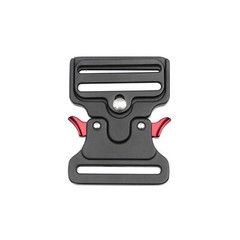 1PC Red 50mm Tactical Belt Buckles Metal Quick Release Military Straps Girdle