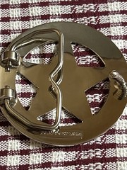 Texas Ranger Badge Belt Buckle (Silver)
