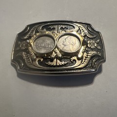 Coins Belt Buckle Nickels Coins 1989