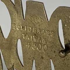 Solid brass trans am belt buckle Vintage Transam Bbb 4500