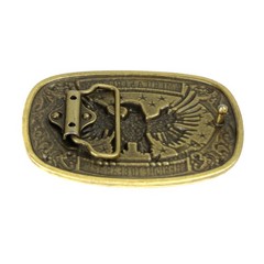 America&rsquo;s Freedom 2nd Amendment Eagle Belt Buckle Antique Bronze Fits 1.5&Prime; Belts