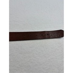 Levi&rsquo;s Men&rsquo;s Dark Brown Leather Belt with Brushed Metal Buckle 34&Prime;