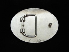 PA07151 REALLY NICE **CRYSTAL HEART DESIGN** ART FASHION DESIGN BELT BUCKLE