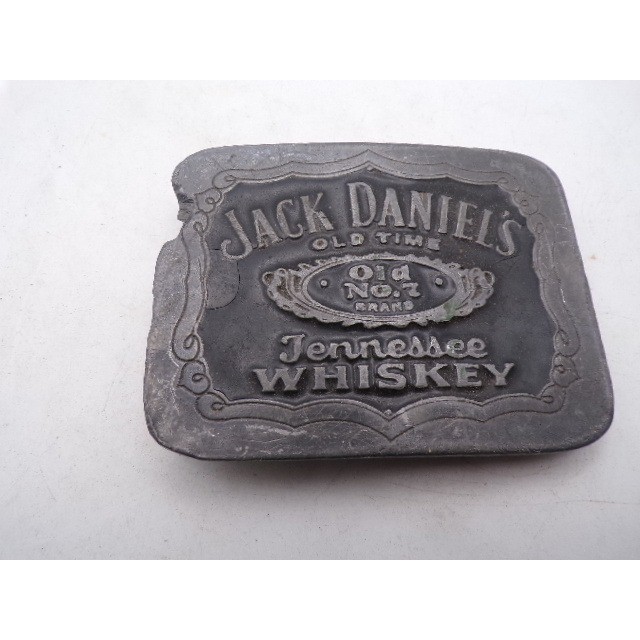 Vintage 1992 Jack Daniels Tennessee Whiskey Belt Buckle Bergamot K-190 USA Made