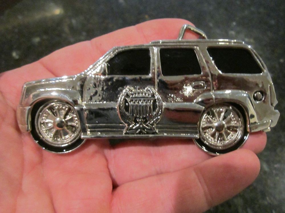 SPORT UTILITY VEHICLE SUV CAR THEME BELT BUCKLE HEAVY GW-17