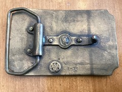 Vtg Durango to Silverton Belt Buckle Denver & Rio Grande RR