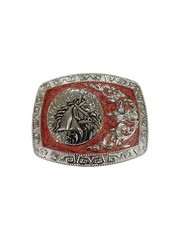 Horse Western Cowboy Style Belt Buckle Rodeo Hebilla Vaquera Con Caballo