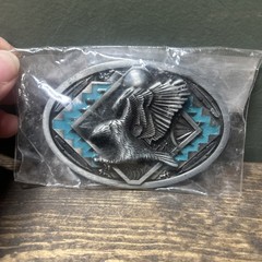 Eagle Belt Buckle Western Cowboy Cowgirl Native American Band Eagle On The Hunt