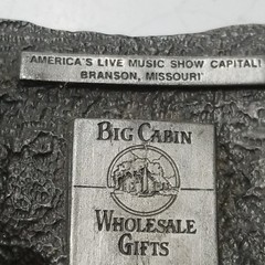 BRANSON MISSOURI Belt Buckle BC-0007~Enamel Banjo Fiddle~Big Cabin Wholesale #77