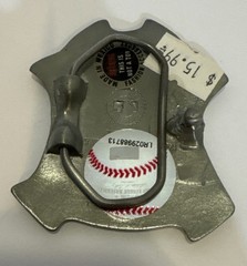 MLB Pewter Belt Buckle New York Yankees Genuine Merchandise