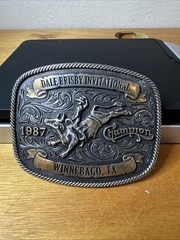 Montana Silversmiths Unisex Dale Brisby 1987 Trophy Belt Buckle A801DB