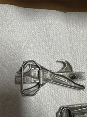 Three Vintage Carpenter Related Belt Buckles, Stanley, Tools, etc