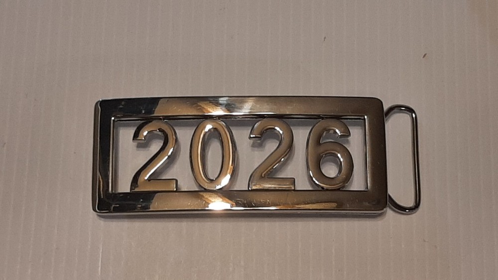 (CLASS OF) 2026 CUSTOM Belt Buckle-Put ANY LETTERS &/OR NUMBERS on Buckle