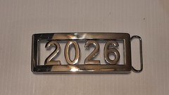 (CLASS OF) 2026 CUSTOM Belt Buckle-Put ANY LETTERS &/OR NUMBERS on Buckle