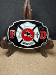Fire Department Firefighter Metal Belt Buckle