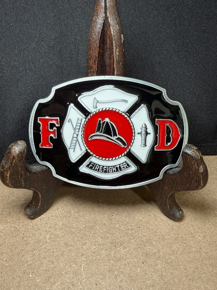 Fire Department Firefighter Metal Belt Buckle