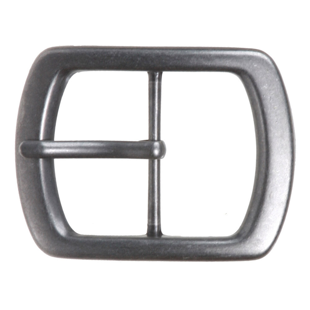 1 3/4&Prime; (44 mm) Nickel Free Center Bar Single Prong Oval Belt Buckle